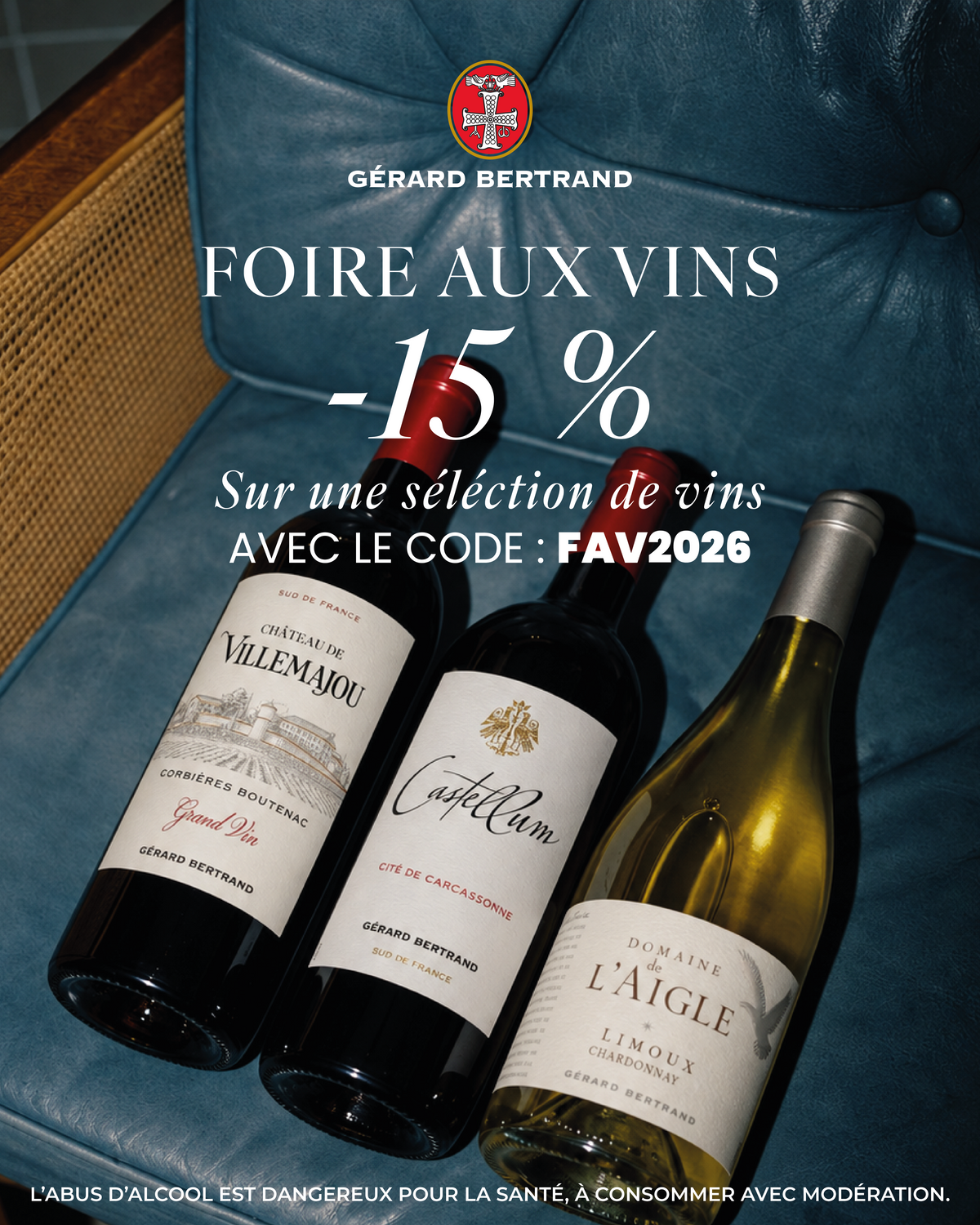 Foire aux Vins Automne 2026 : jusqu'à -15% sur nos cuvées d'exception