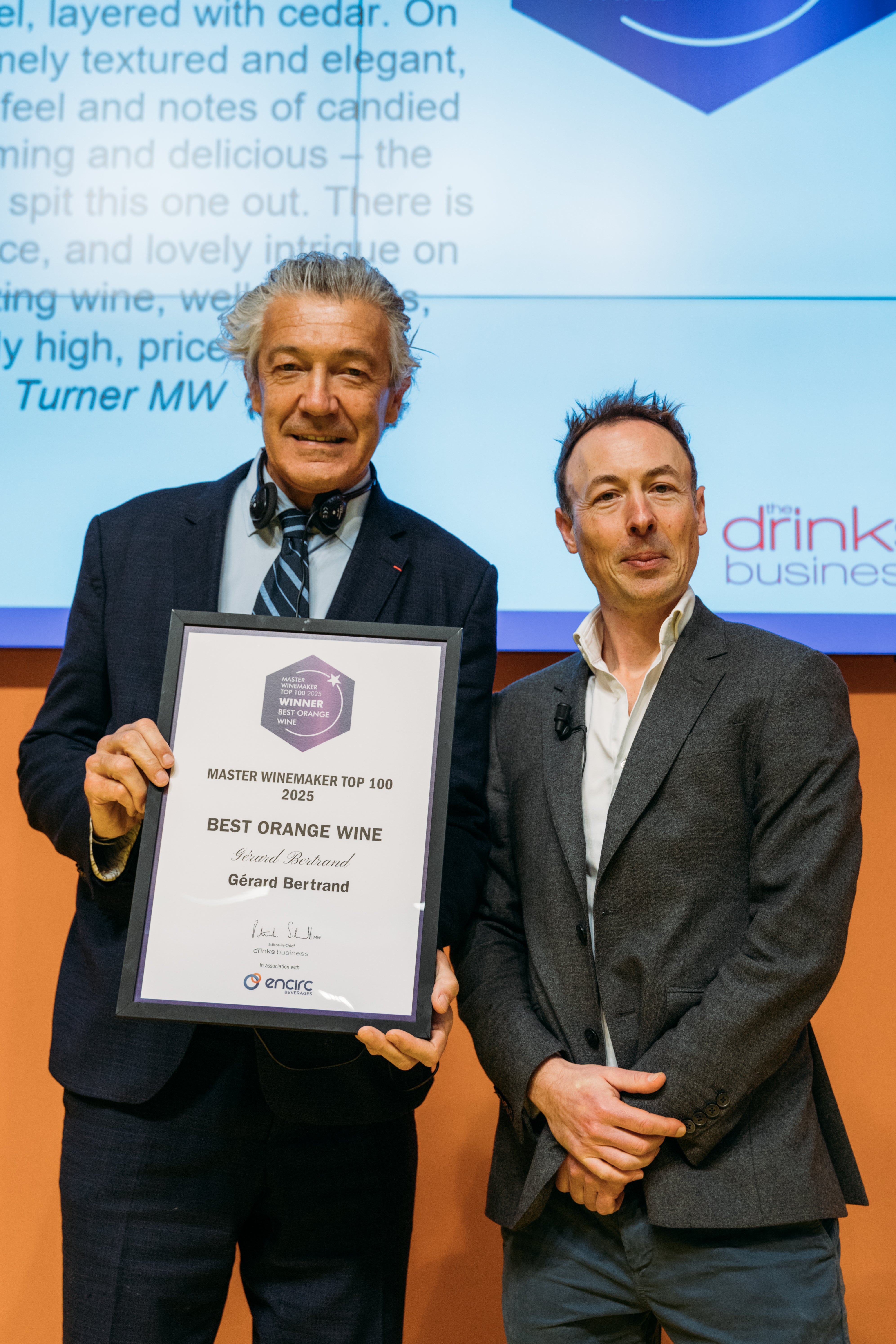 Gérard Bertrand pour la 3ème année consécutive  dans le classement des Master Winemaker TOP 100  du magazine The Drinks Business