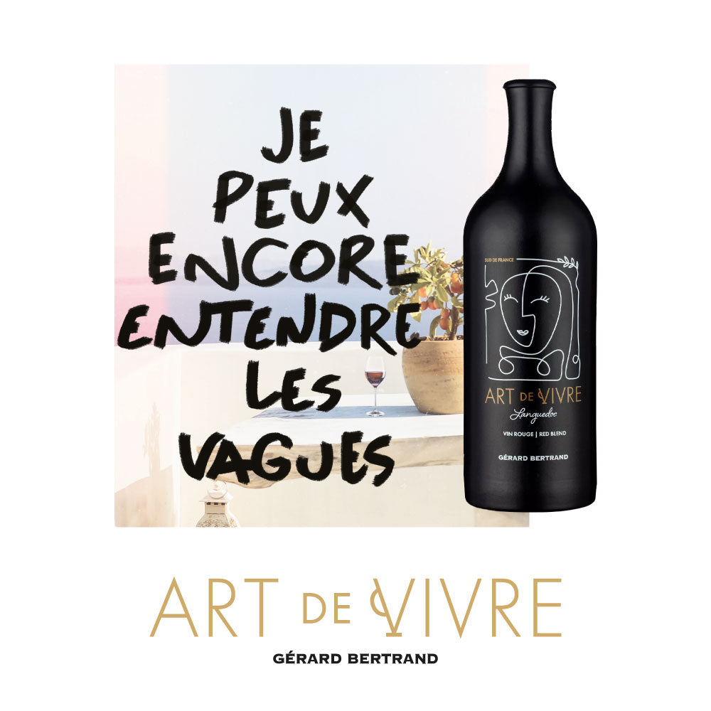 Art de Vivre rouge AOP Languedoc 75cl 2021 lot de 6 bouteilles - Gérard Bertrand