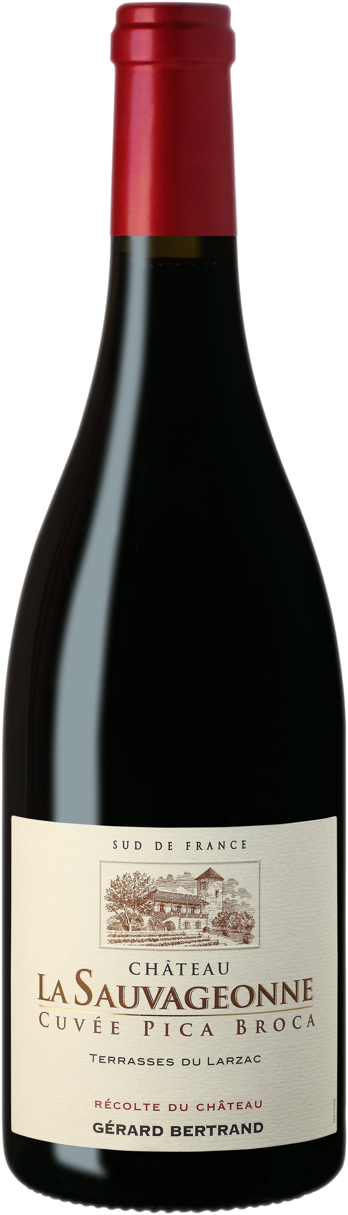 Château la Sauvageonne Pica Broca AOP Terrasses du Larzac 2023 75 cl Rotwein