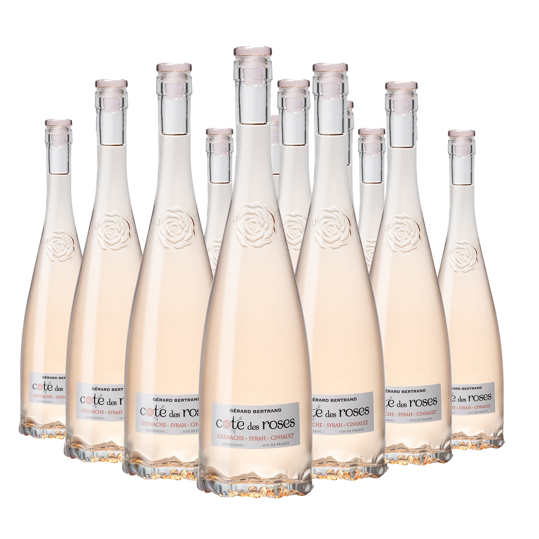 Cote des Roses rosé 2024 Lot 12 Bouteilles de 75cl - Gérard Bertrand