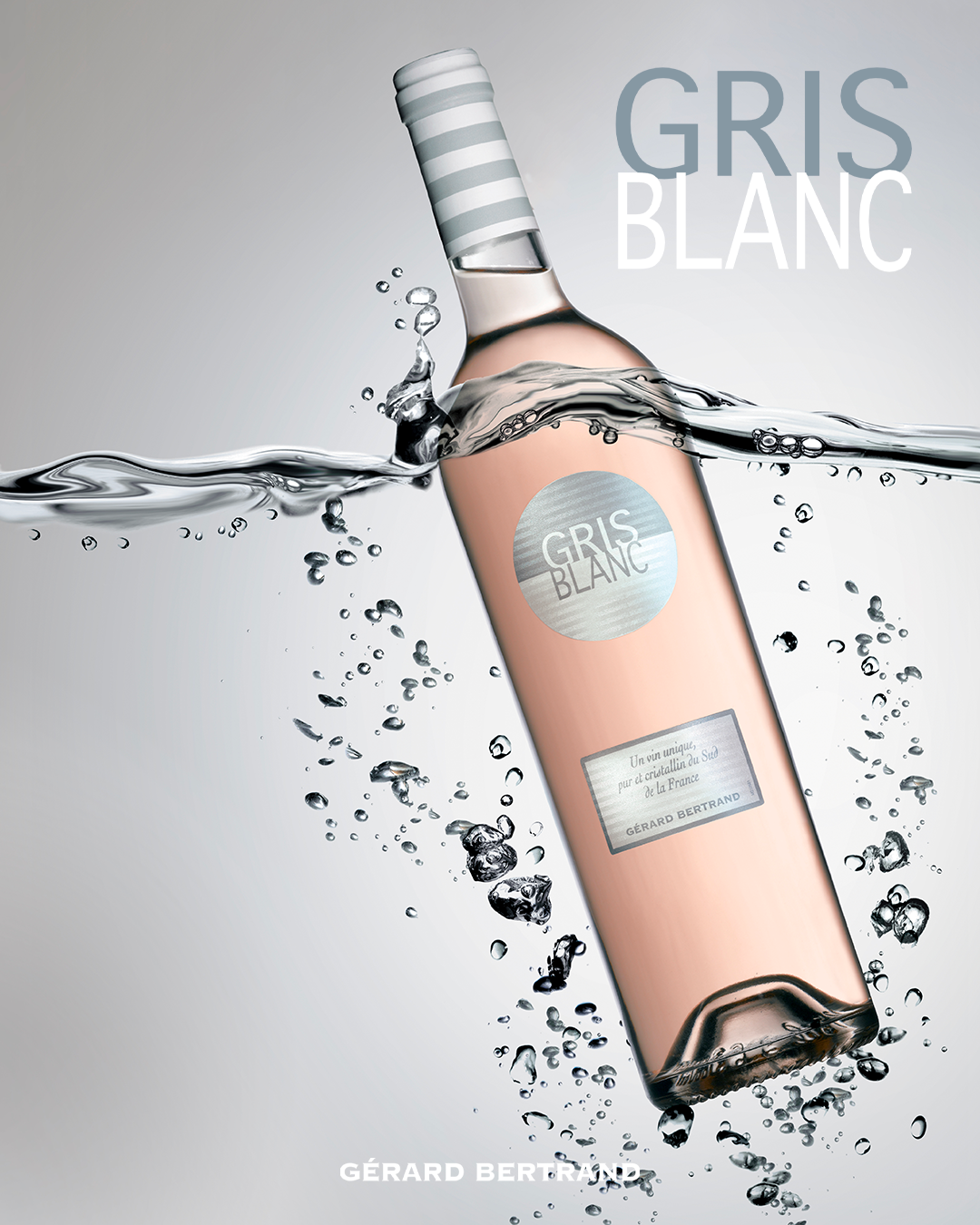 Gris Blanc 2025 vin rosé demi bouteille 37,5cl bouchon vis - Gérard Bertrand
