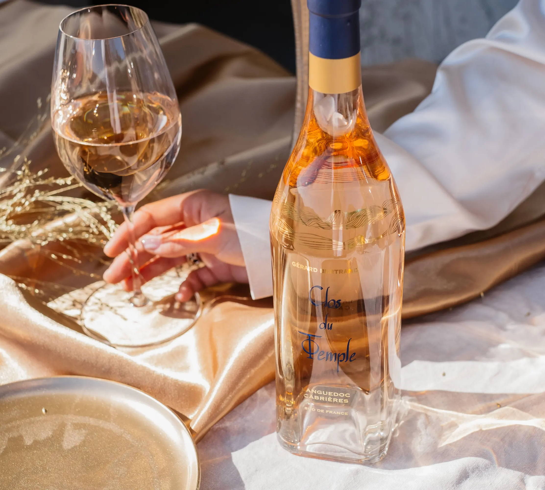 Roséwein Clos du temple
