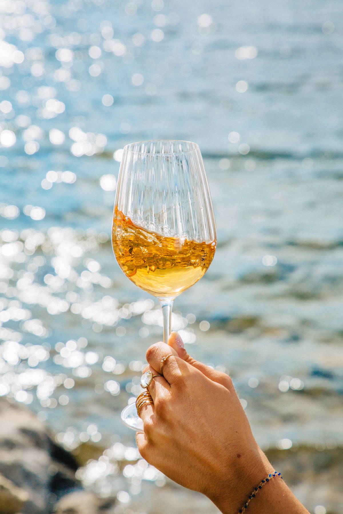 Glas Orangewein