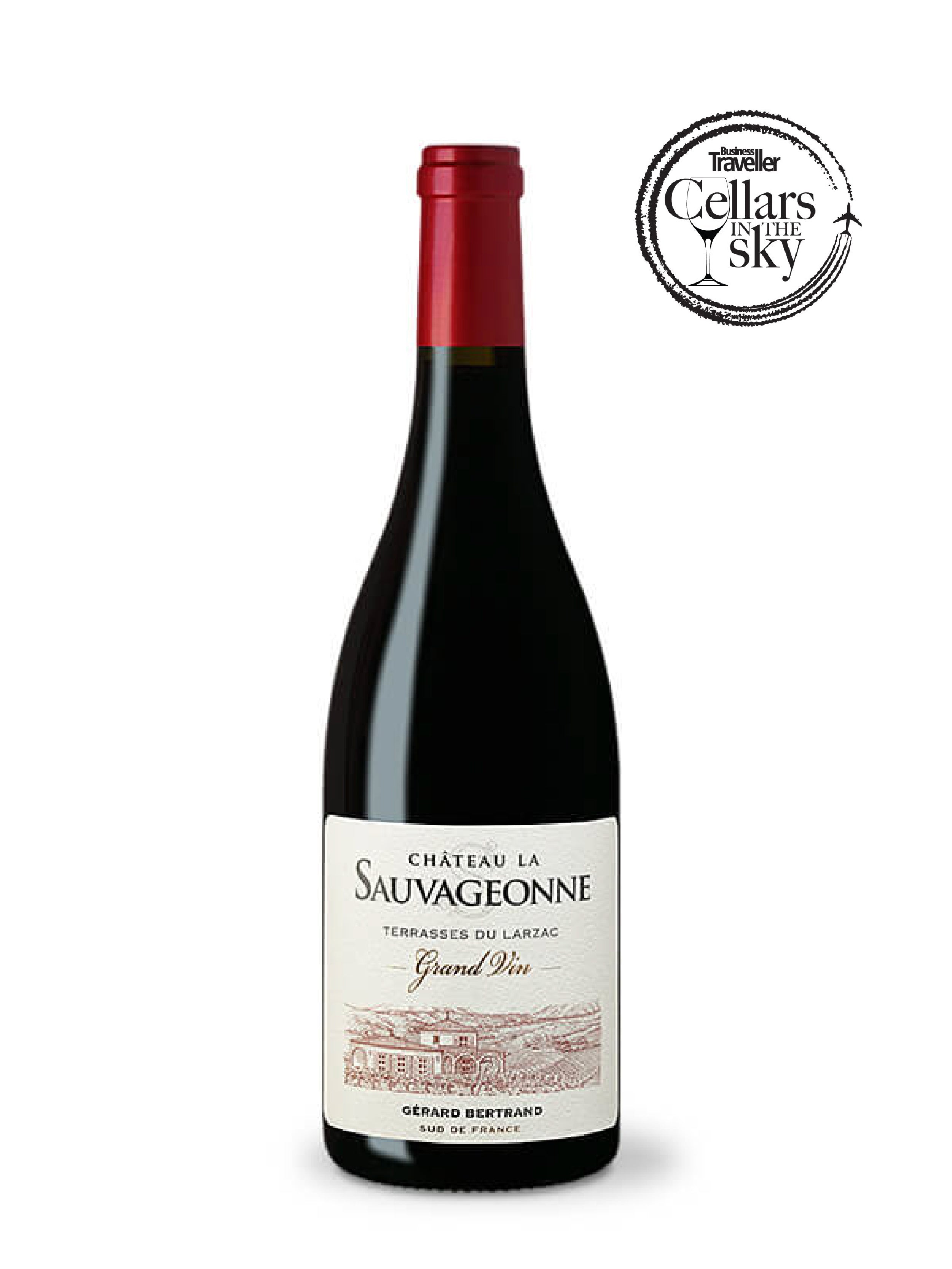 Château La Sauvageonne Grand Vin Rouge 2022 Caisse Bois 6 Bouteilles 75cl - Gérard Bertrand