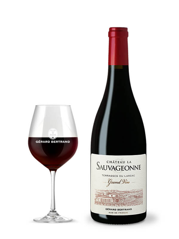 Château La Sauvageonne Grand Vin Rouge 2022 Caisse Bois 6 Bouteilles 75cl - Gérard Bertrand
