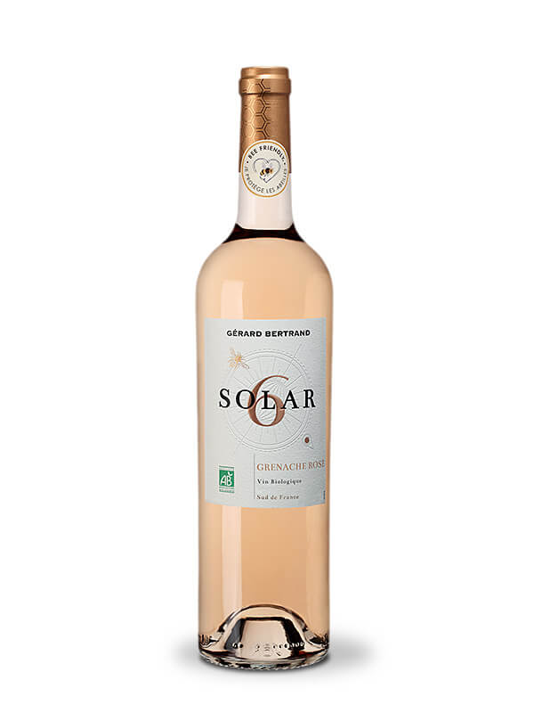 Solar6 Grenache vin rosé bio beefriendly 2024 75cl - Gérard Bertrand