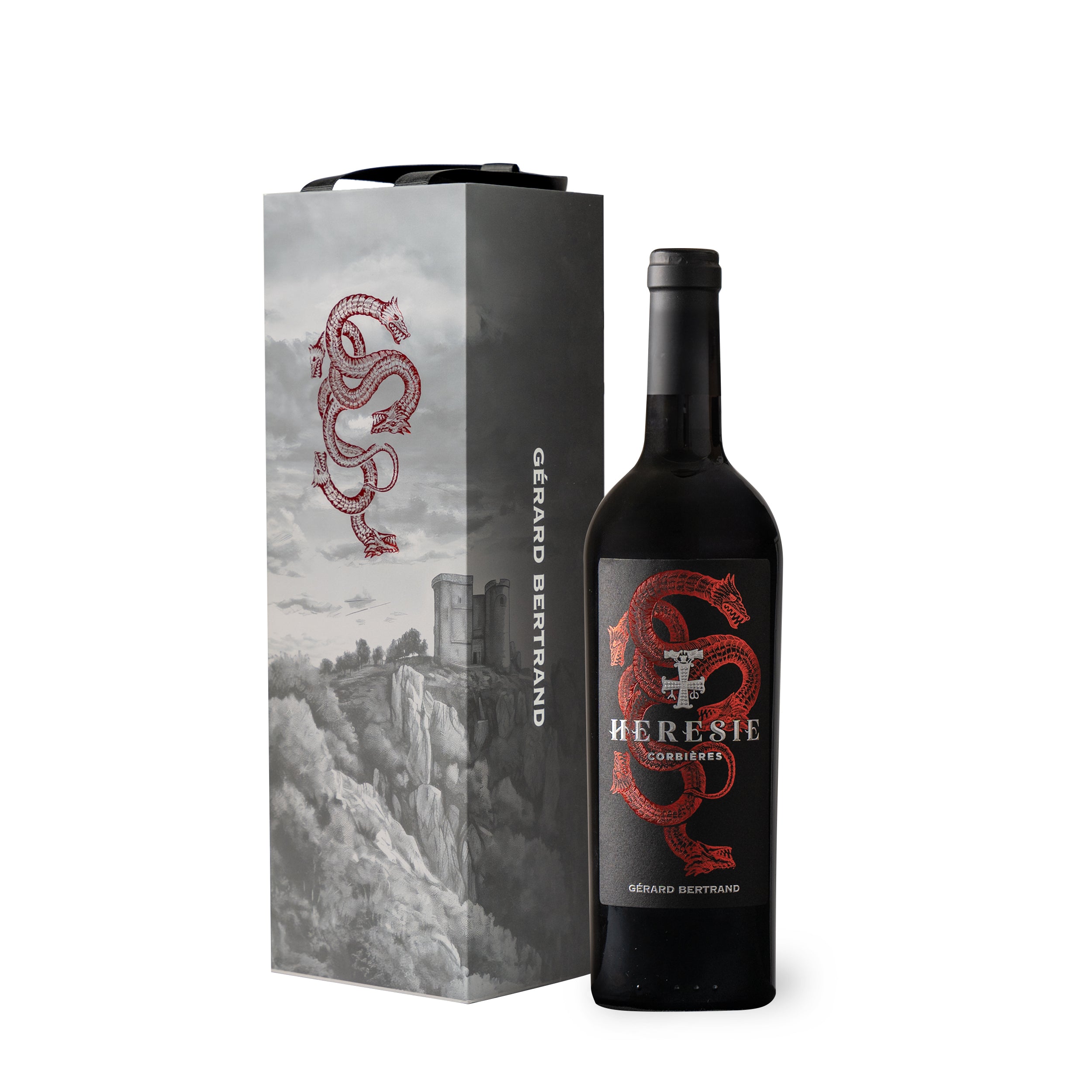 Geschenkschachtel Hérésie Rouge 2021 75cl