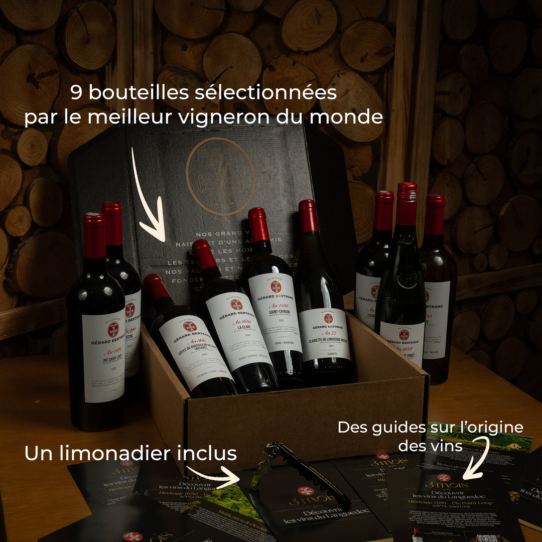 Coffret Cadeau Vin Femme - Vins du Languedoc - A offrir pour Noël !