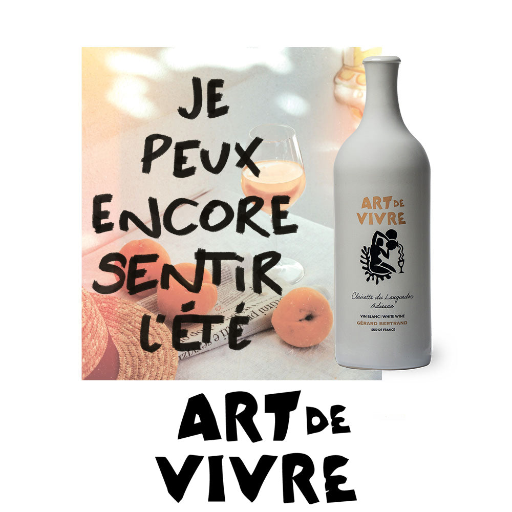 Art de Vivre blanc Clairette du Languedoc Adissan 2023 lot de 6 bouteilles 75cl - Gérard Bertrand 