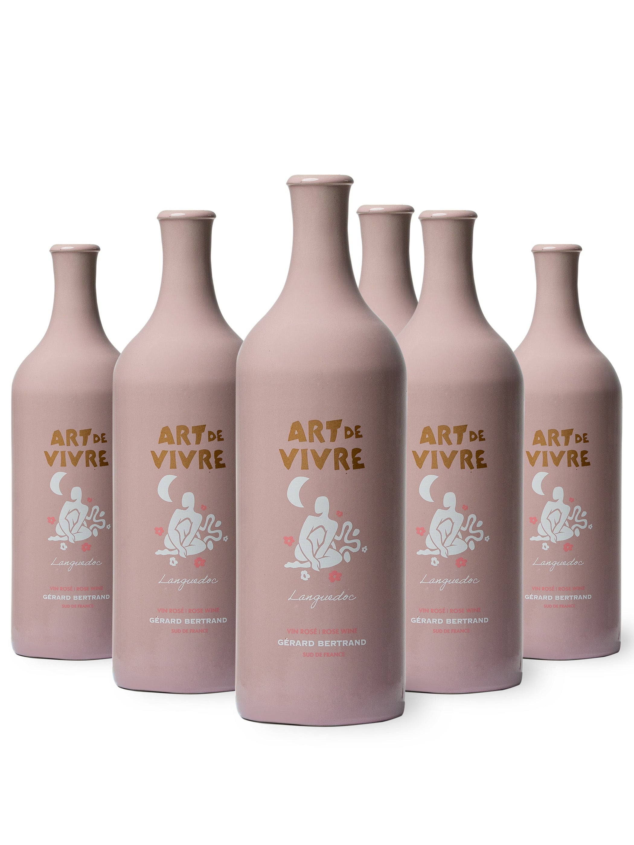 Art de Vivre vin rosé 2024 AOP Languedoc lot 6 bouteilles 75cl