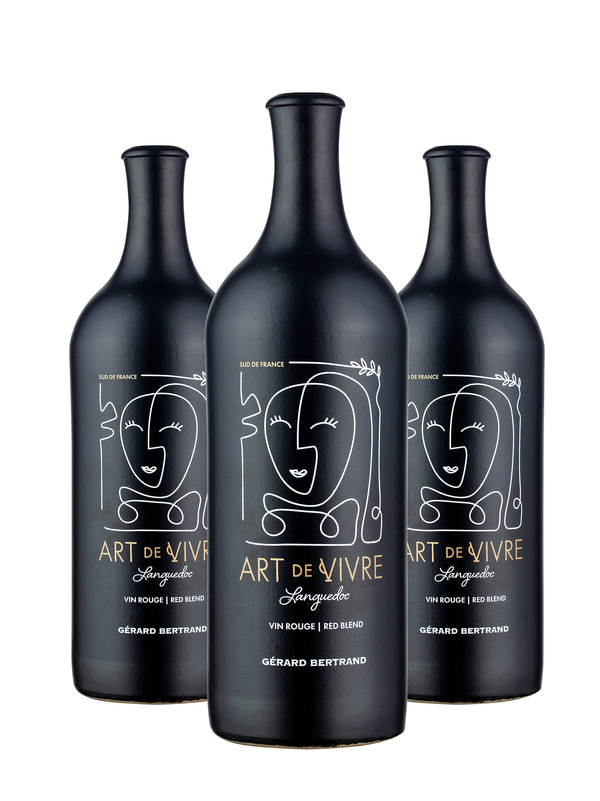Art de Vivre, AOP Languedoc rot 2021 Charge mit 3 75cl-Flaschen