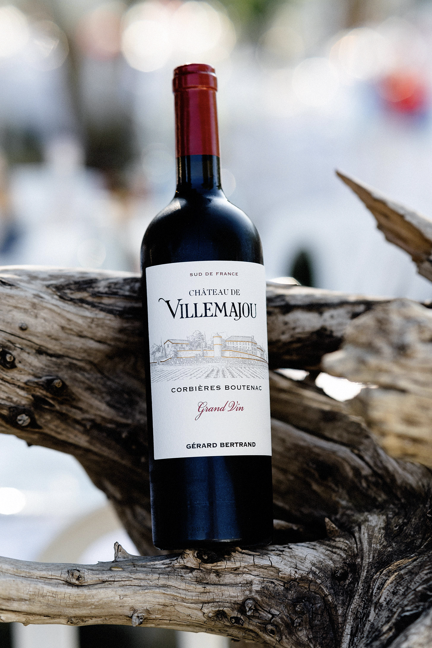 Château de Villemajou Grand Vin Rot 2019 Magnum 150cl mit Holzkiste
