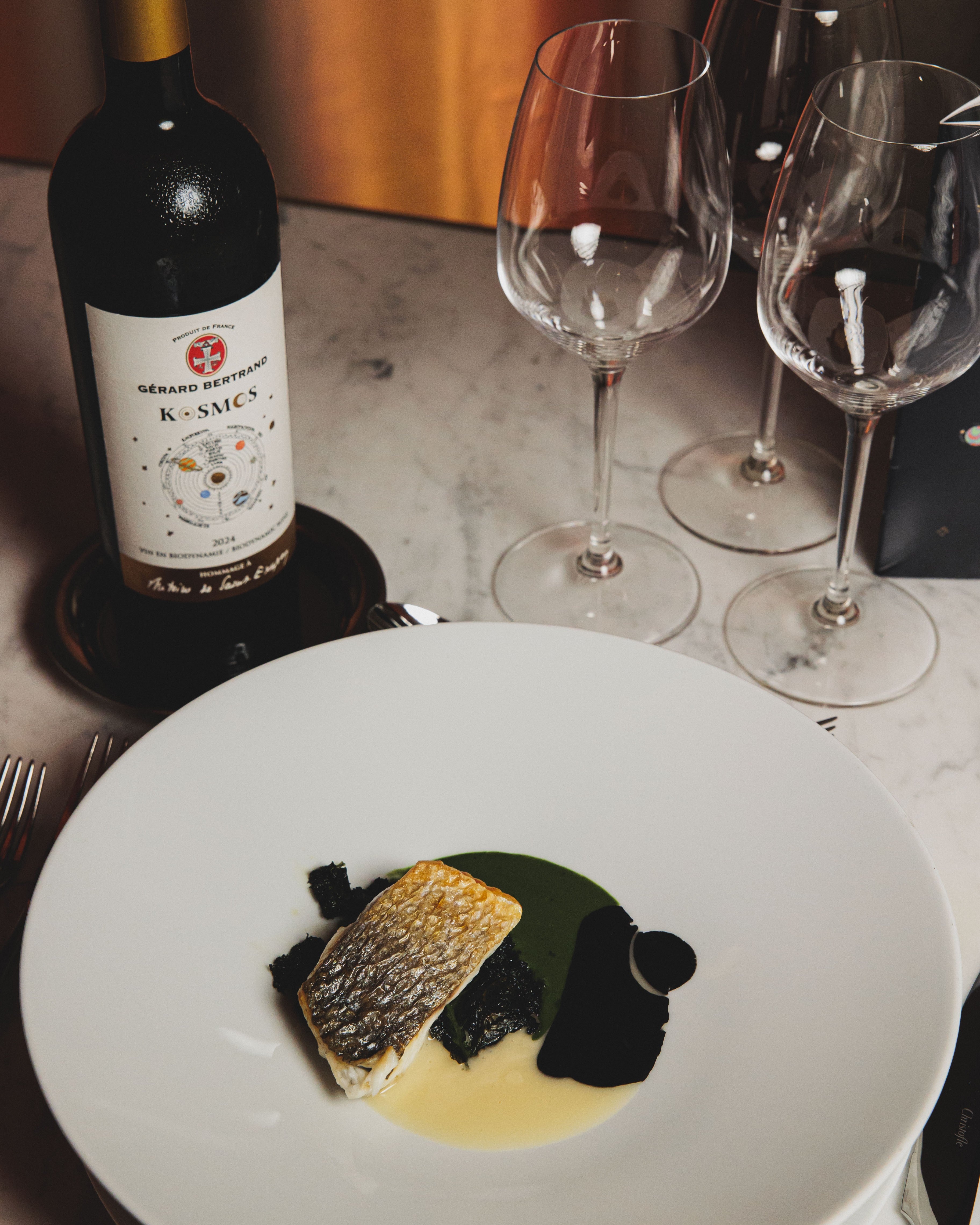 Kosmos jour Hommage à Saint Exupéry 75cl 2024 vin blanc biodynamie - Gérard Bertrand 