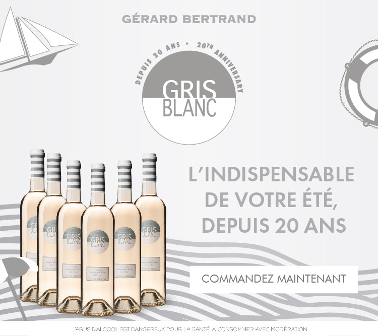 Offre Spéciale 12 bouteilles Gris Blanc 2024 et Magnum 20 ans Offert