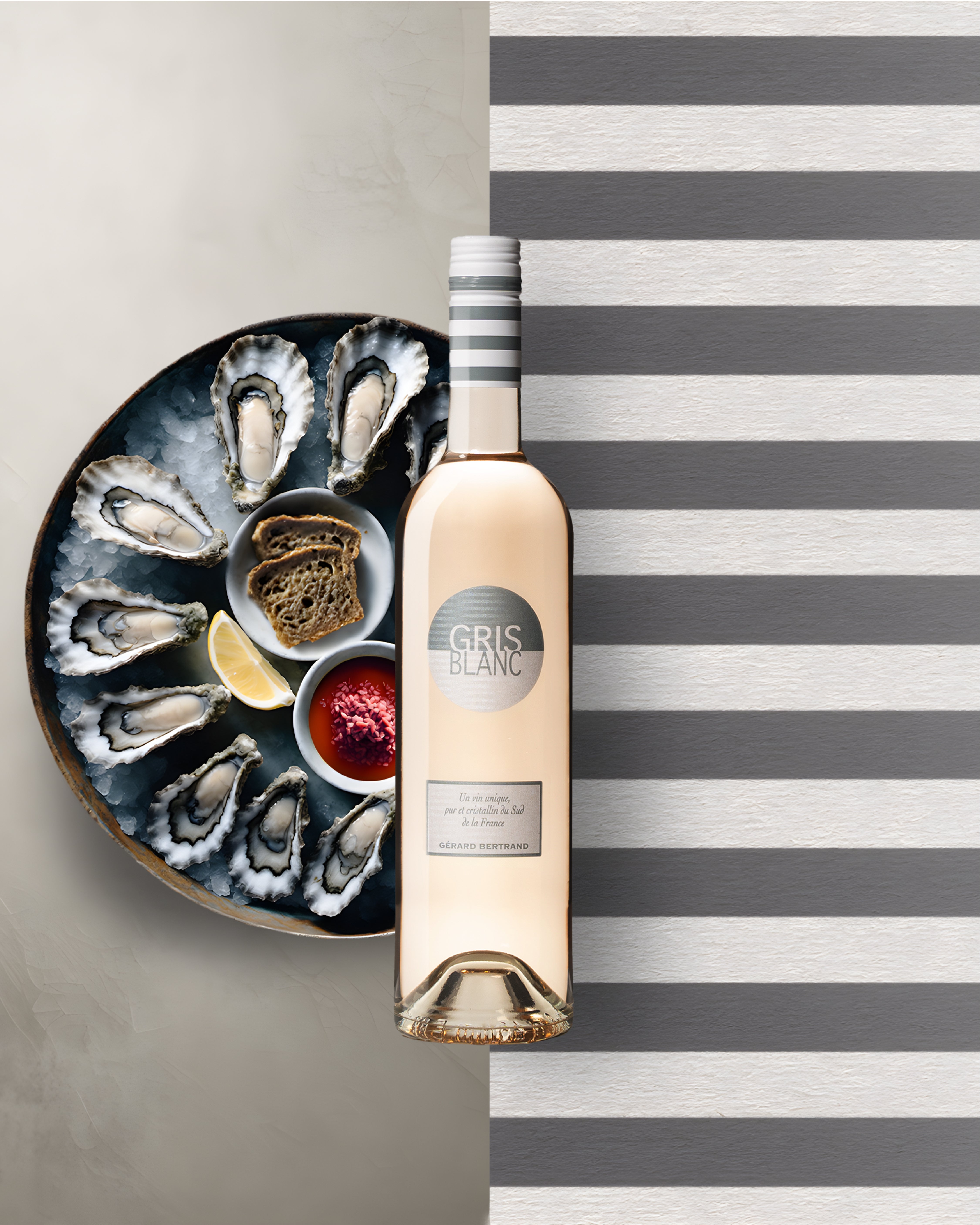 Gris Blanc 2025 vin rosé demi bouteille 37,5cl bouchon vis - Gérard Bertrand 