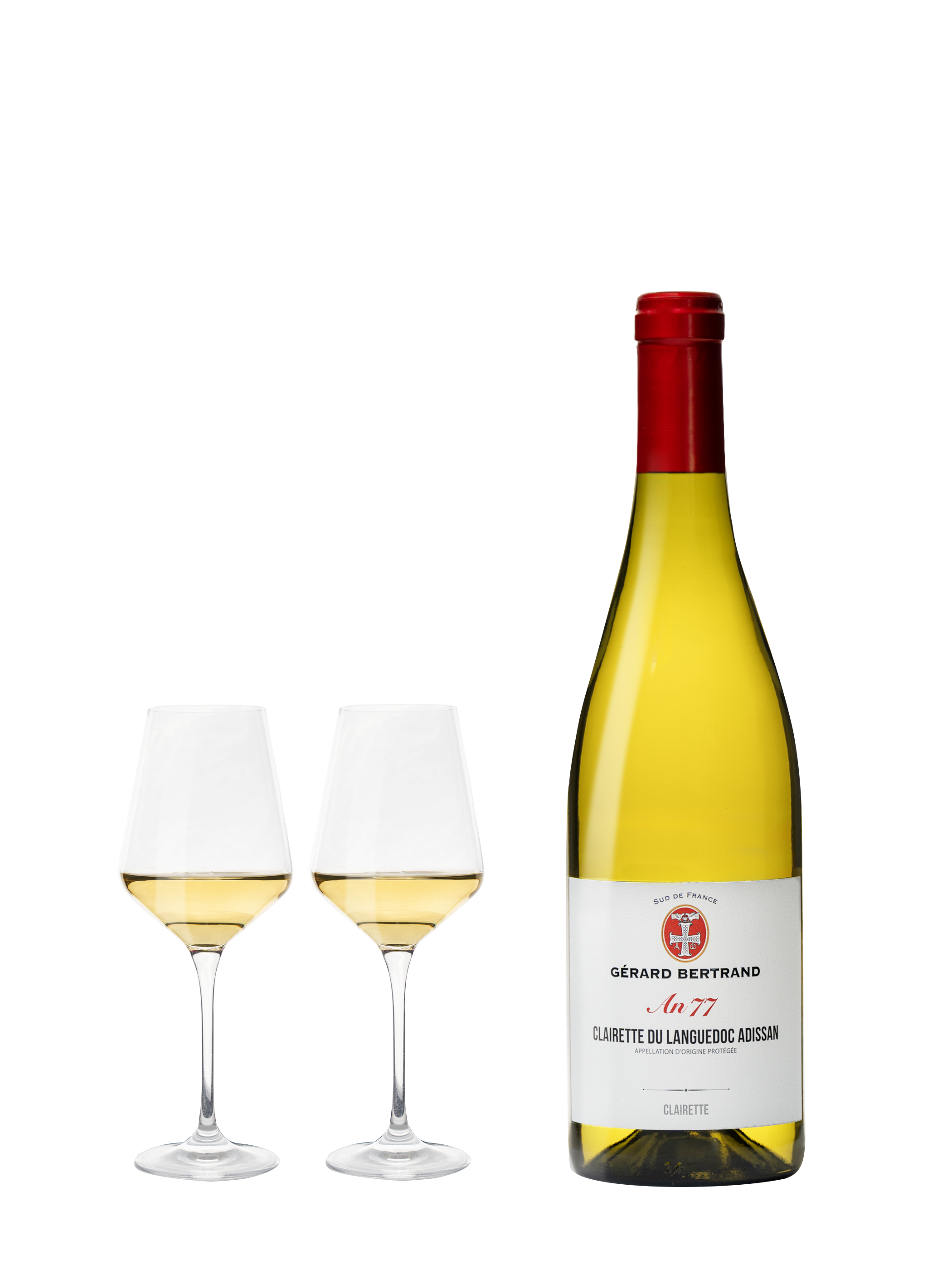Heritage An 77 Clairette du Languedoc 2021 Charge mit 6 Flaschen 75 cl