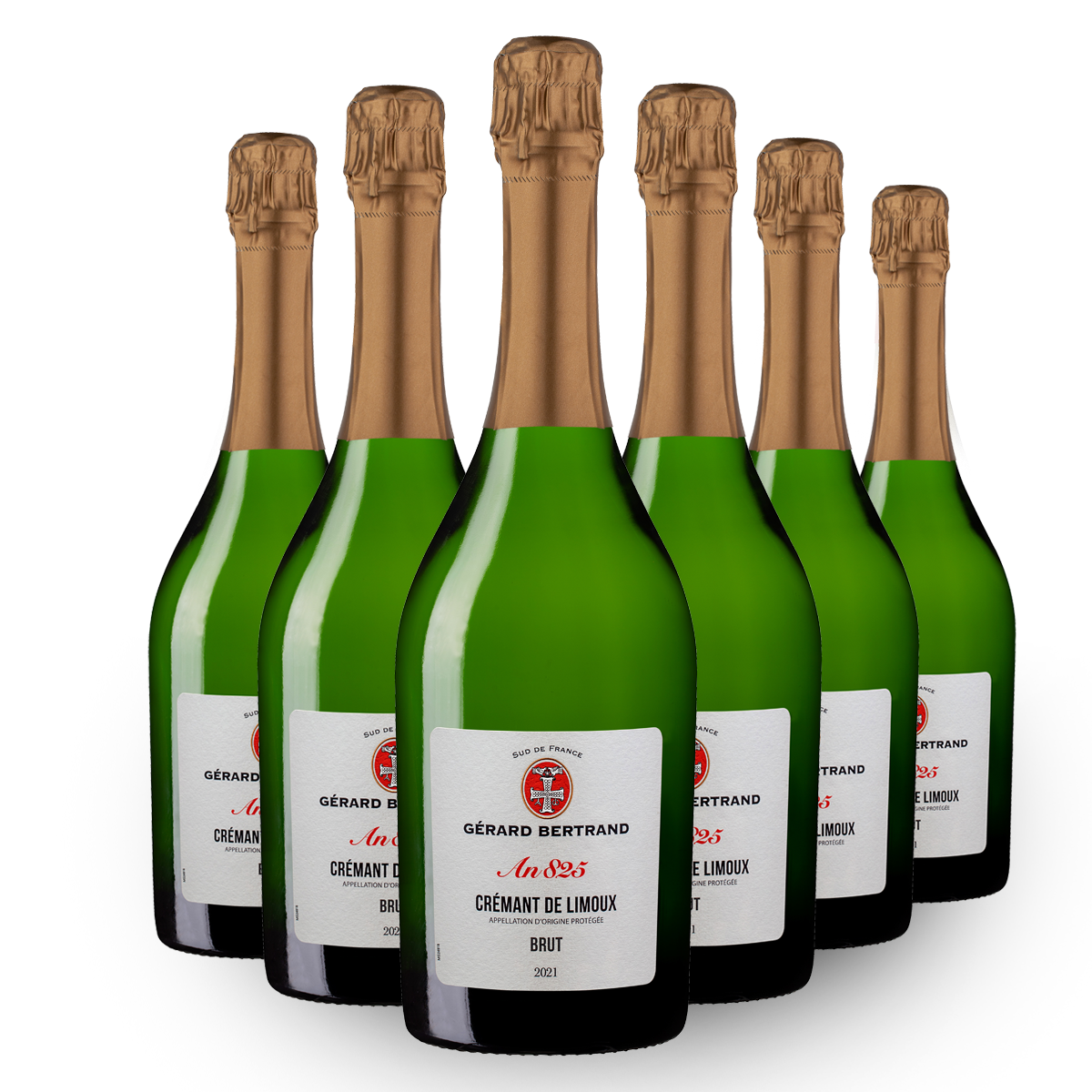 Heritage An 825 Brut AOP Crémant de Limoux 2022 Lot 6 Flaschen 75cl