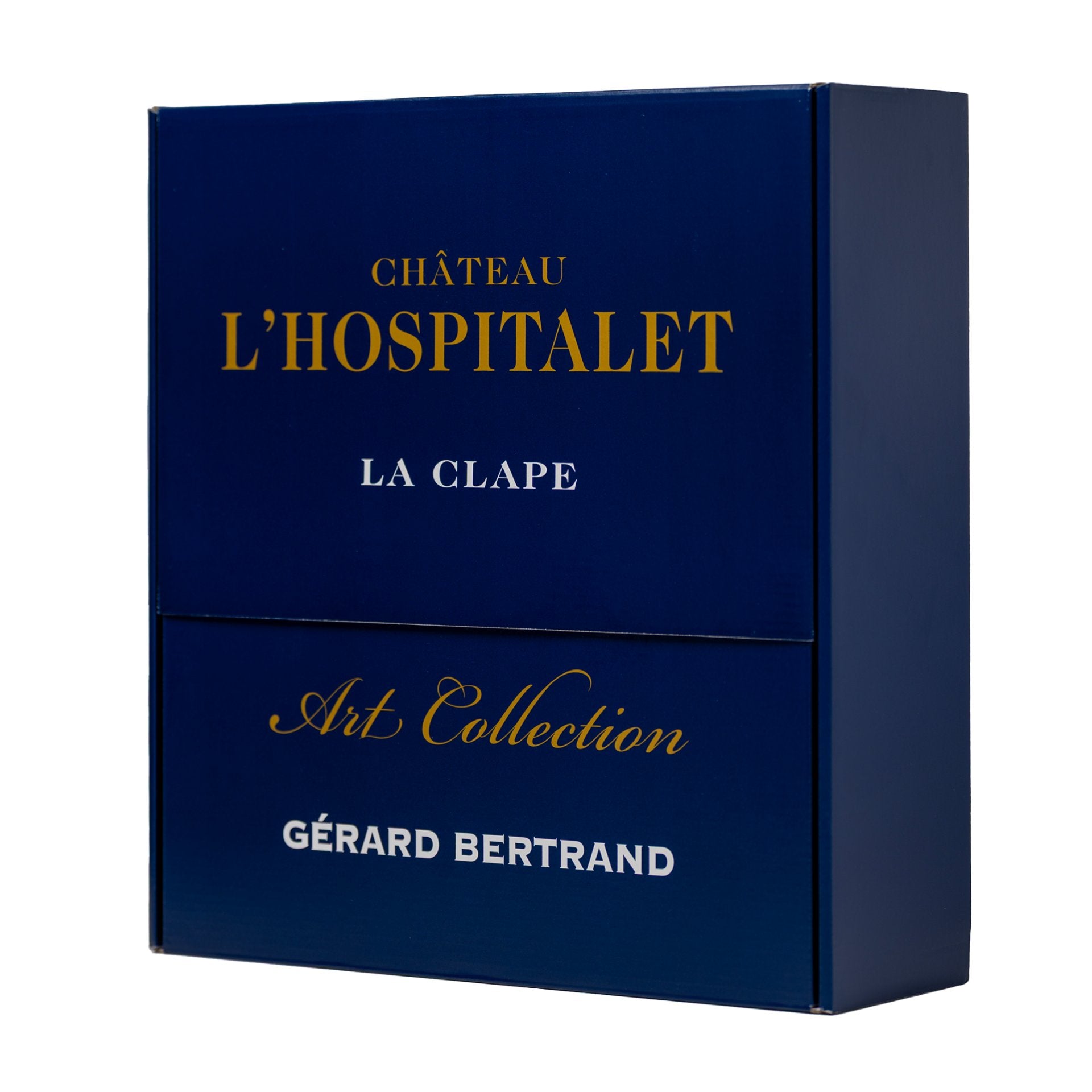 Château l'Hospitalet Grand Vin rouge Geschenkbox Limitierte Edition Robert Combas, Hervé Di Rosa und Cyril Kongo