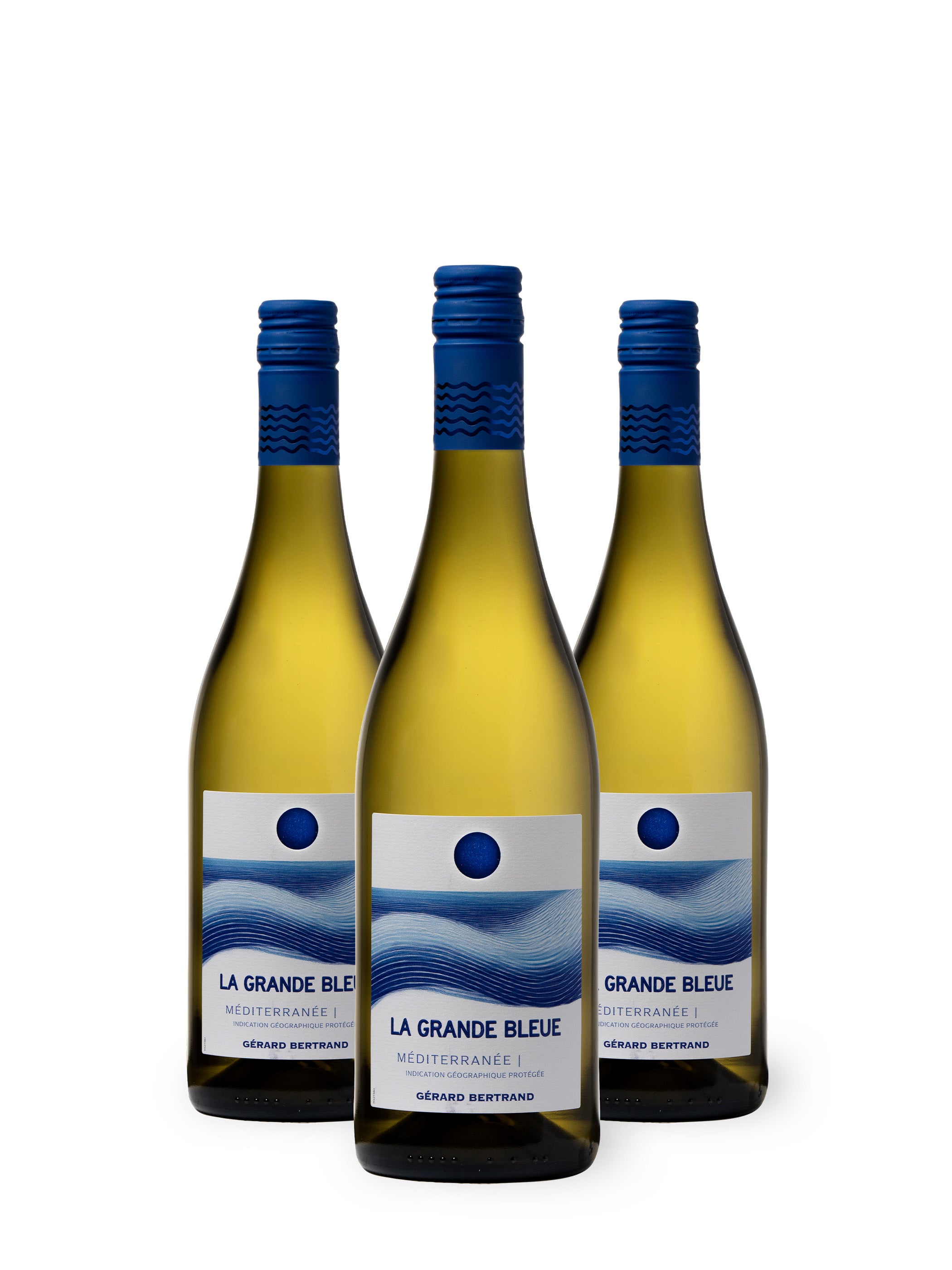 La Grande Bleue Bio 2024 Charge mit 3 Flaschen 75cl