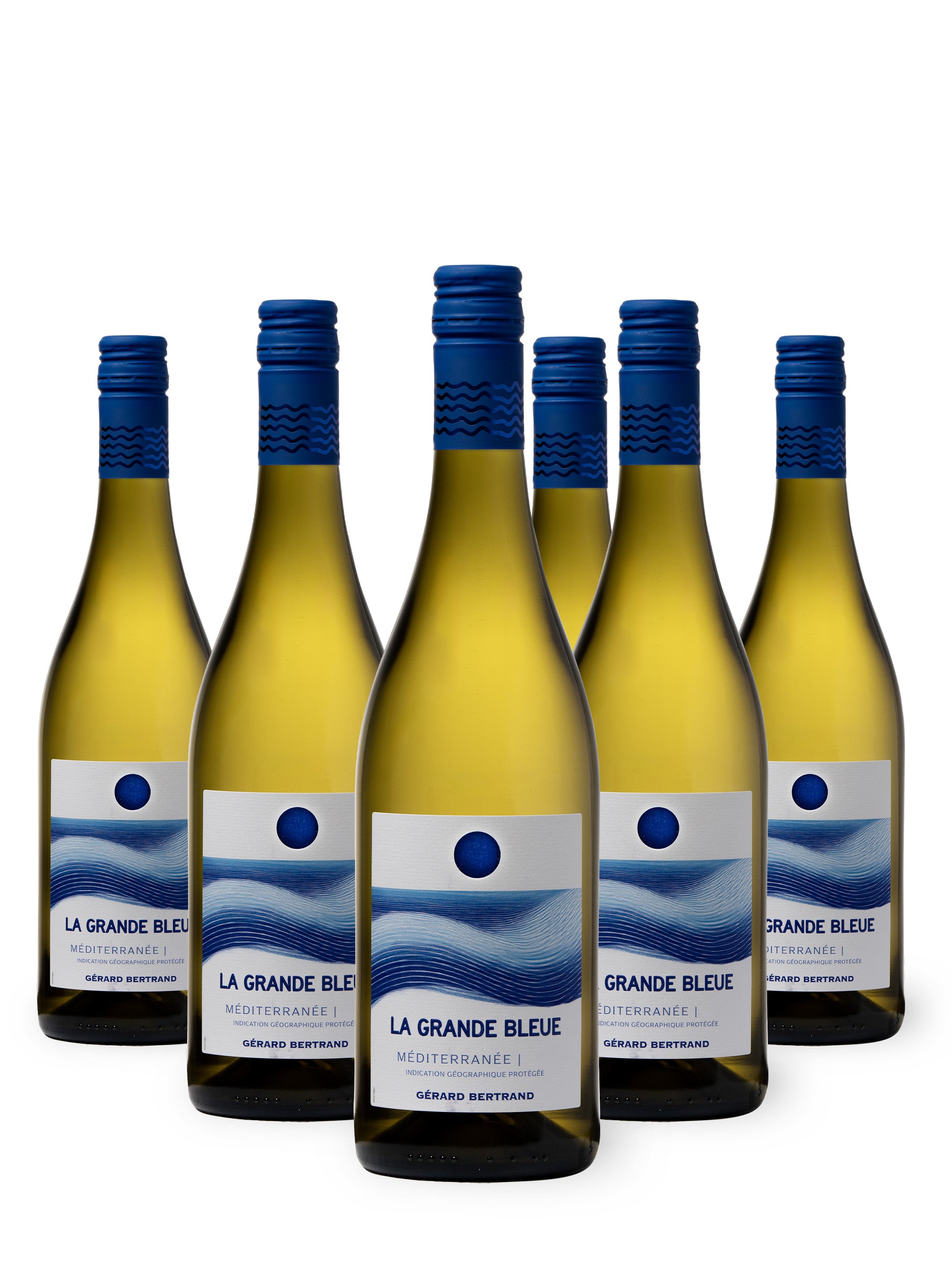 La Grande Bleue Bio 2024 Packung mit 6 Flaschen 75cl