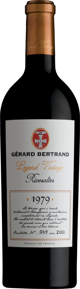 Legend Vintage 1979 Vins Doux Naturels Rivesaltes