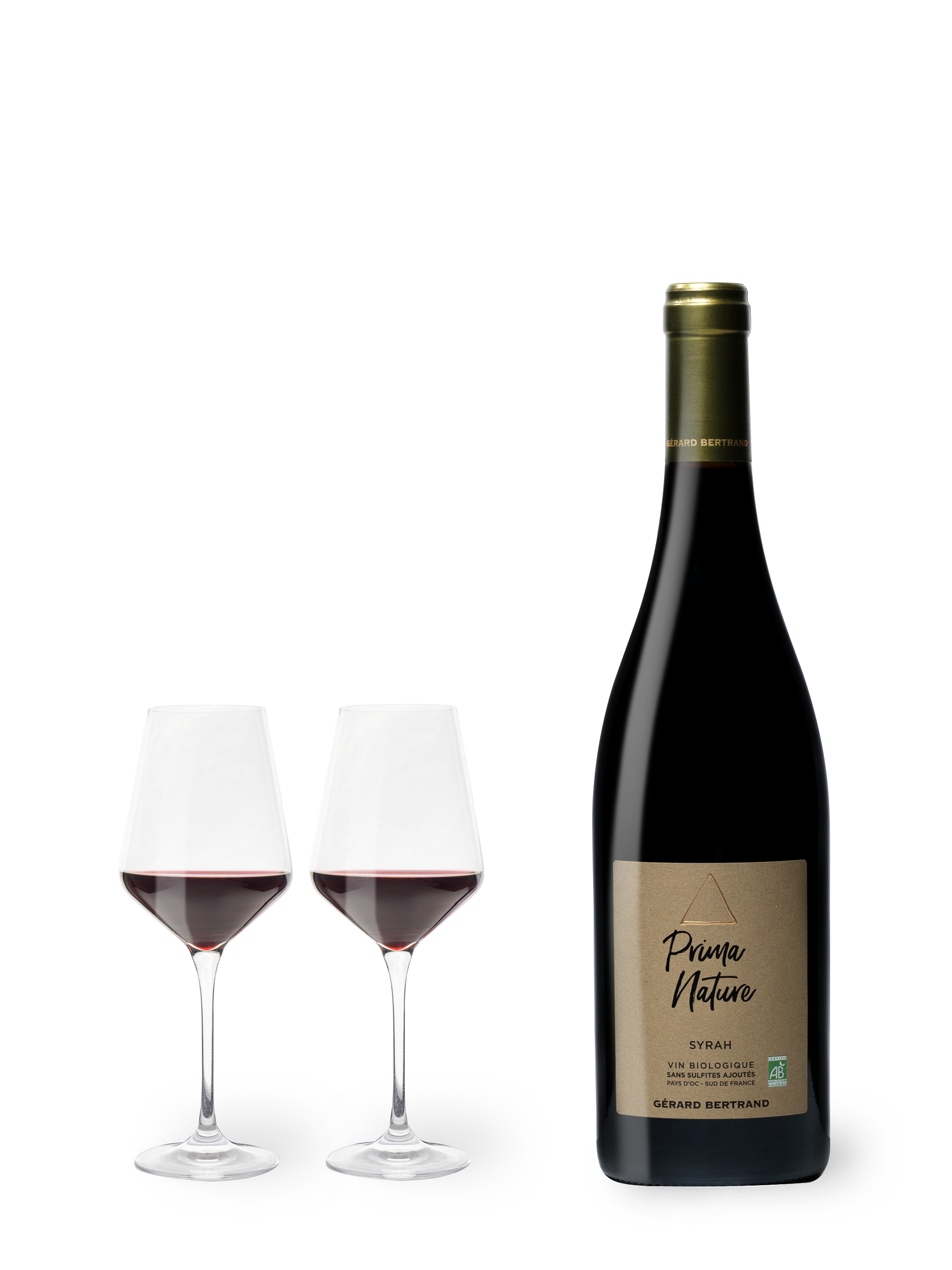 Prima Nature Red Syrah 2022 75cl Bio ohne Sulfite vegan