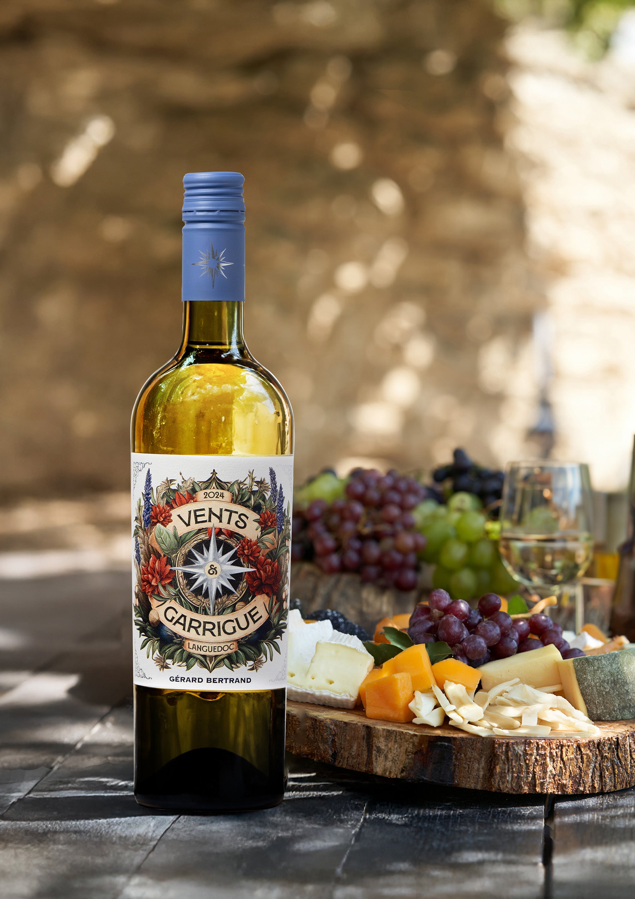 Vents & Garrigue Bio-Weißwein 2024 Charge mit 6 Flaschen 75cl