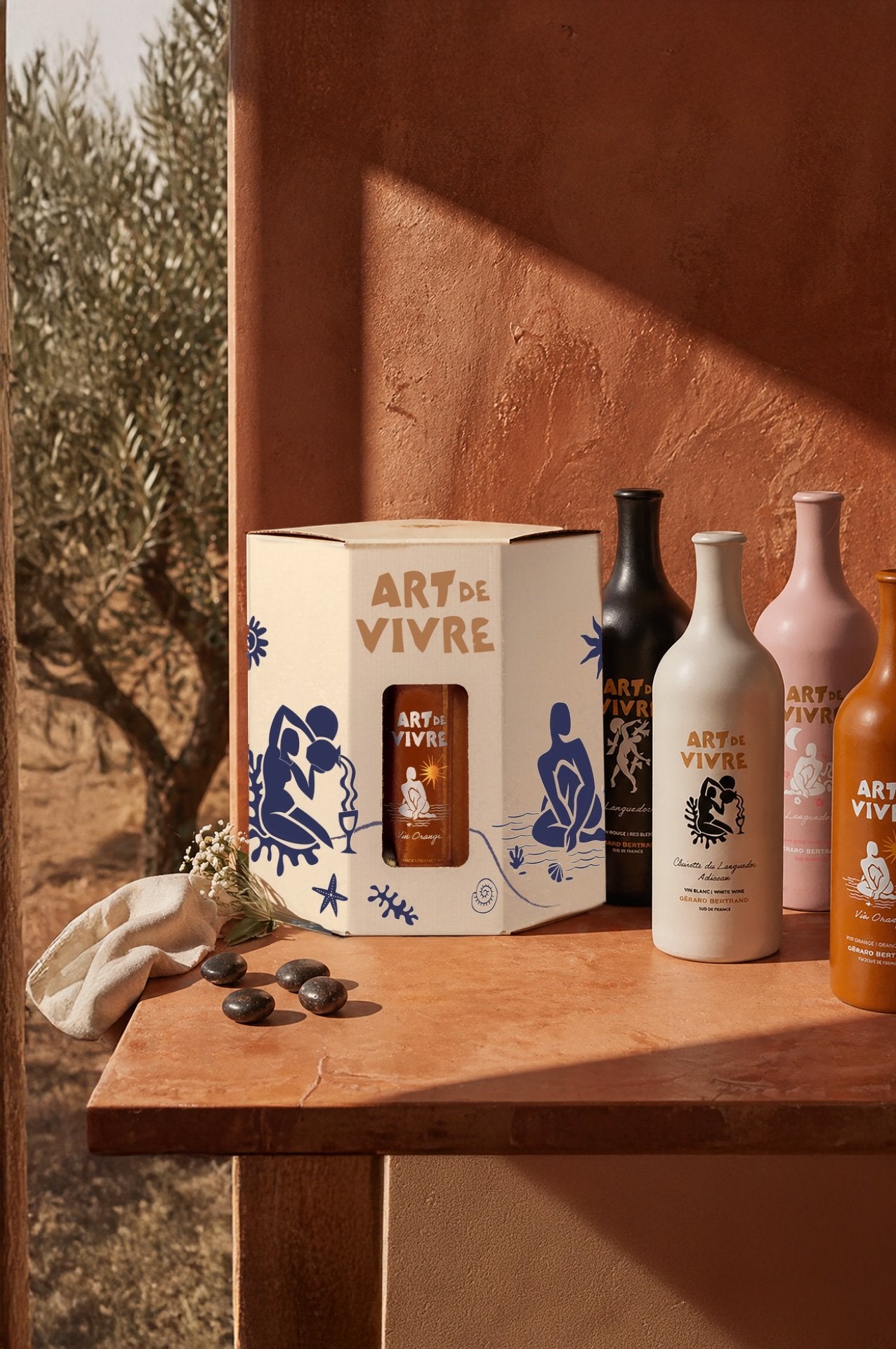 Coffret DIY Art de Vivre 4 couleurs et son livre de recettes méditerranéenes