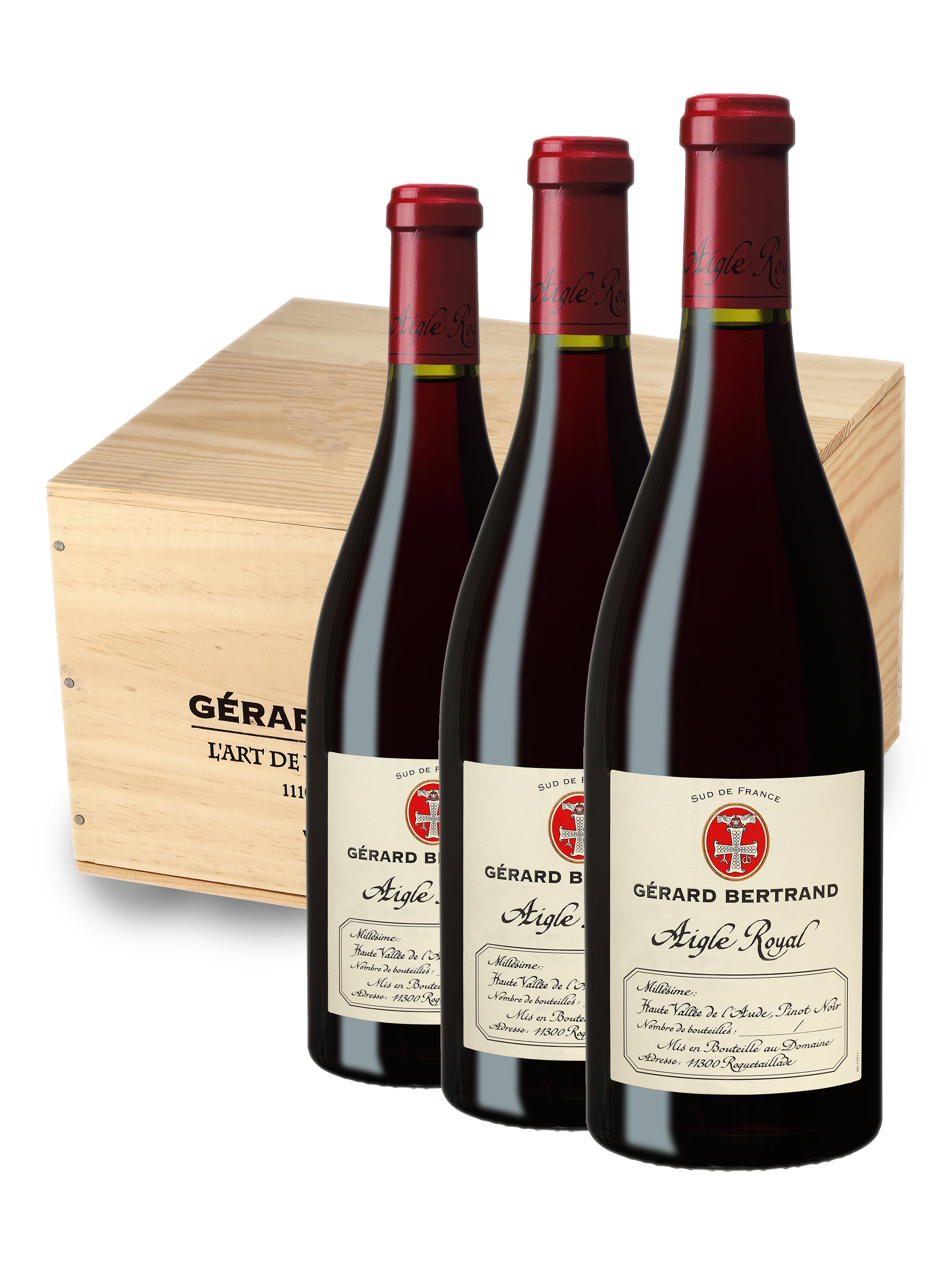 Aigle Royal Pinot Noir 2021 Holzkiste 6 Flaschen 75cl