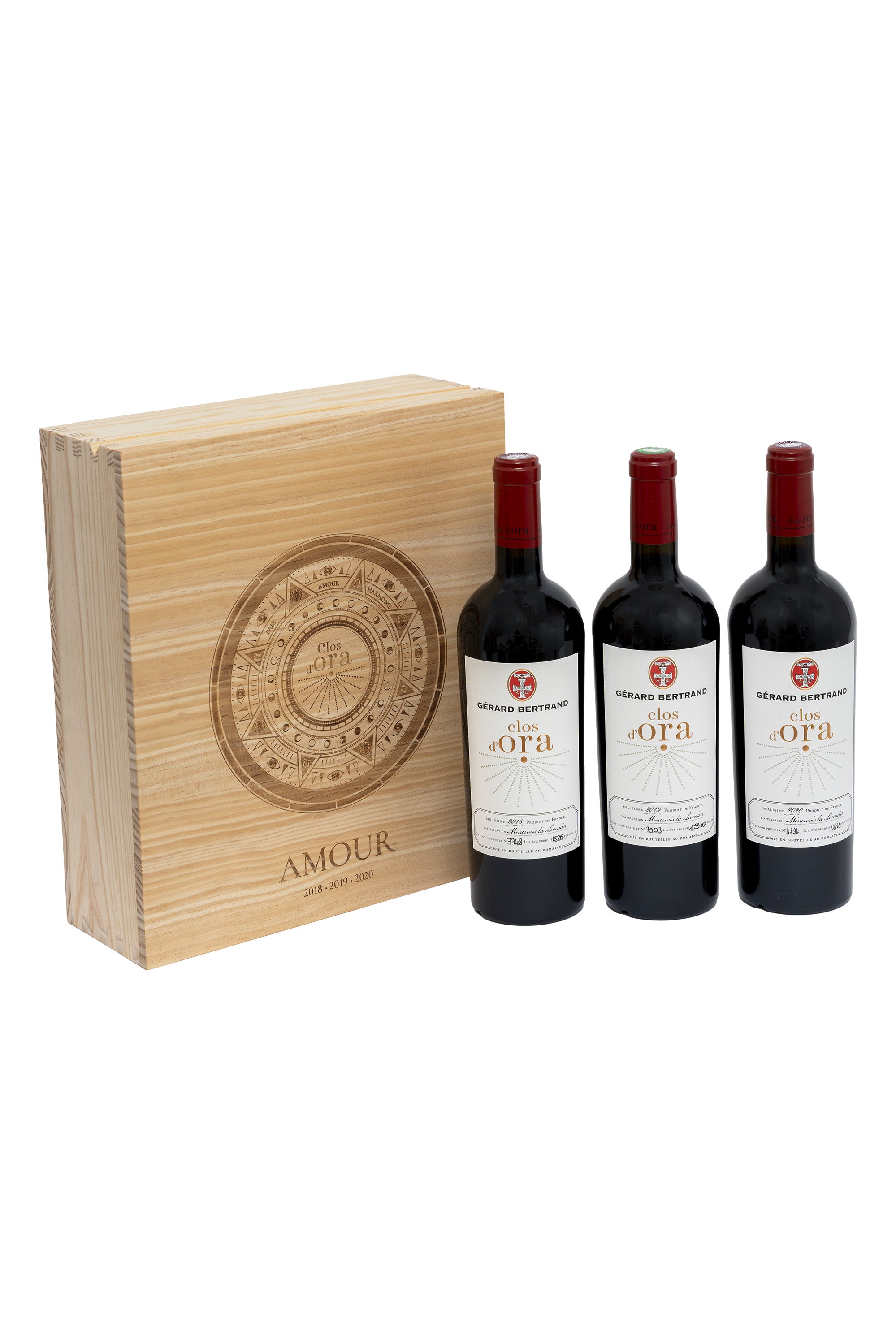 Clos d'Ora Caisse Amour 3 millésimes 2018, 2019 et 2020 - série limitée
