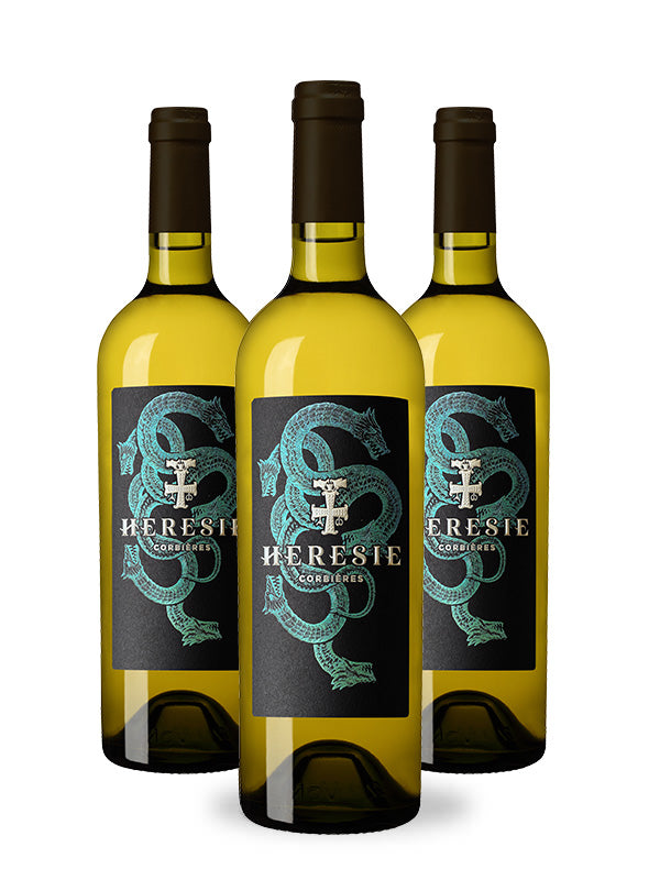 Hérésie Weißwein Corbières 2023 Lot 3 Flaschen 75cl