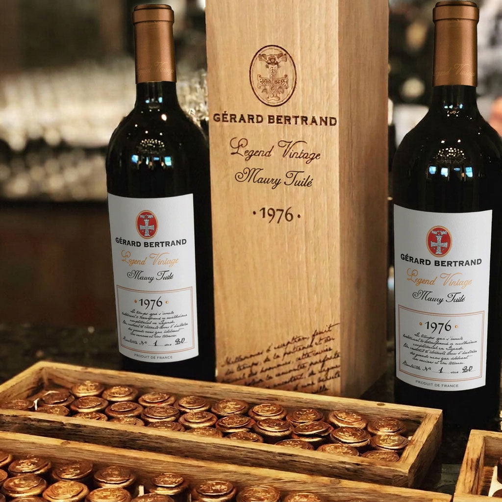 Legend Vintage Natürliche Süßweine AOP Maury 1976 – 75cl mit Holzkiste