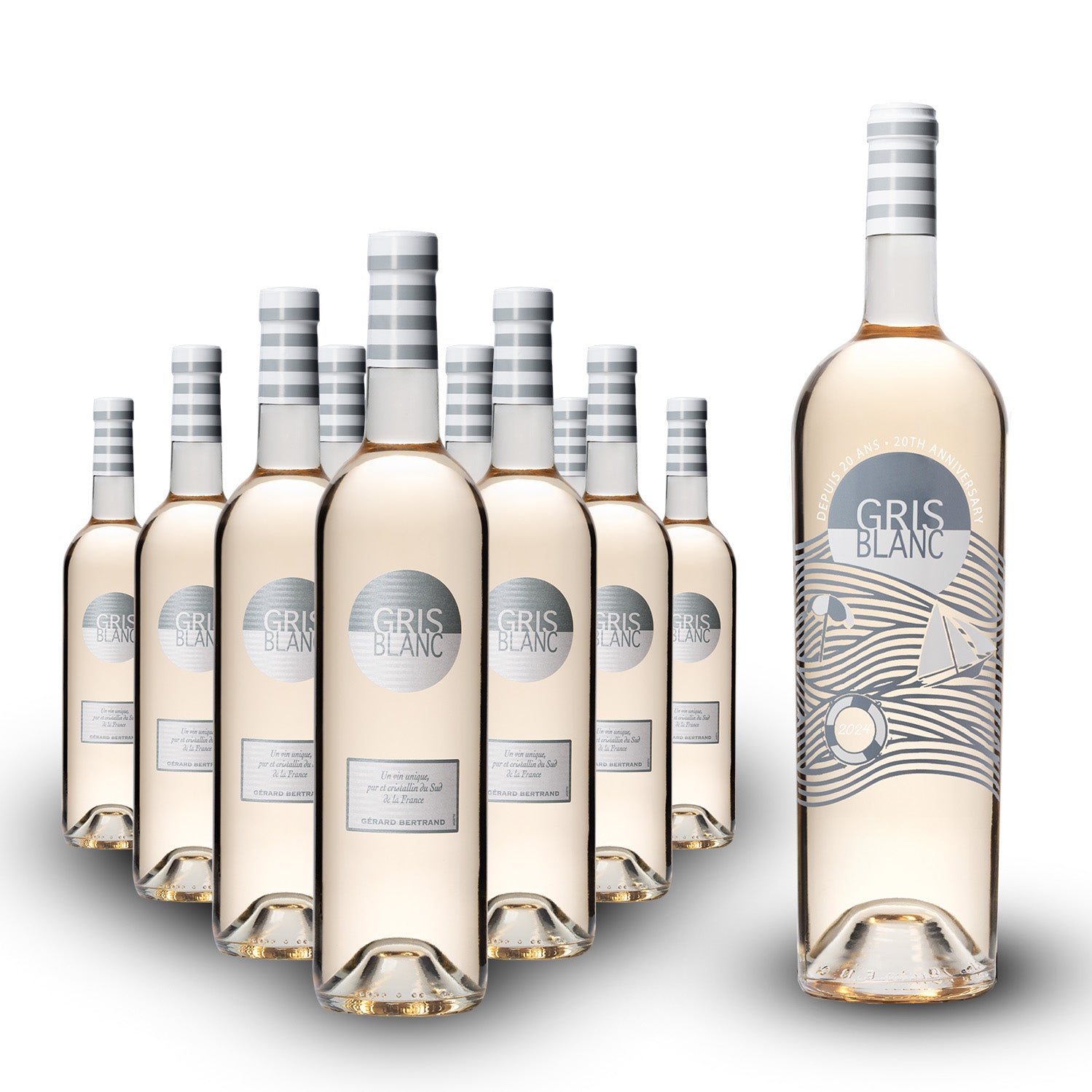 Offre Spéciale 12 bouteilles Gris Blanc 2024 et Magnum 20 ans Offert