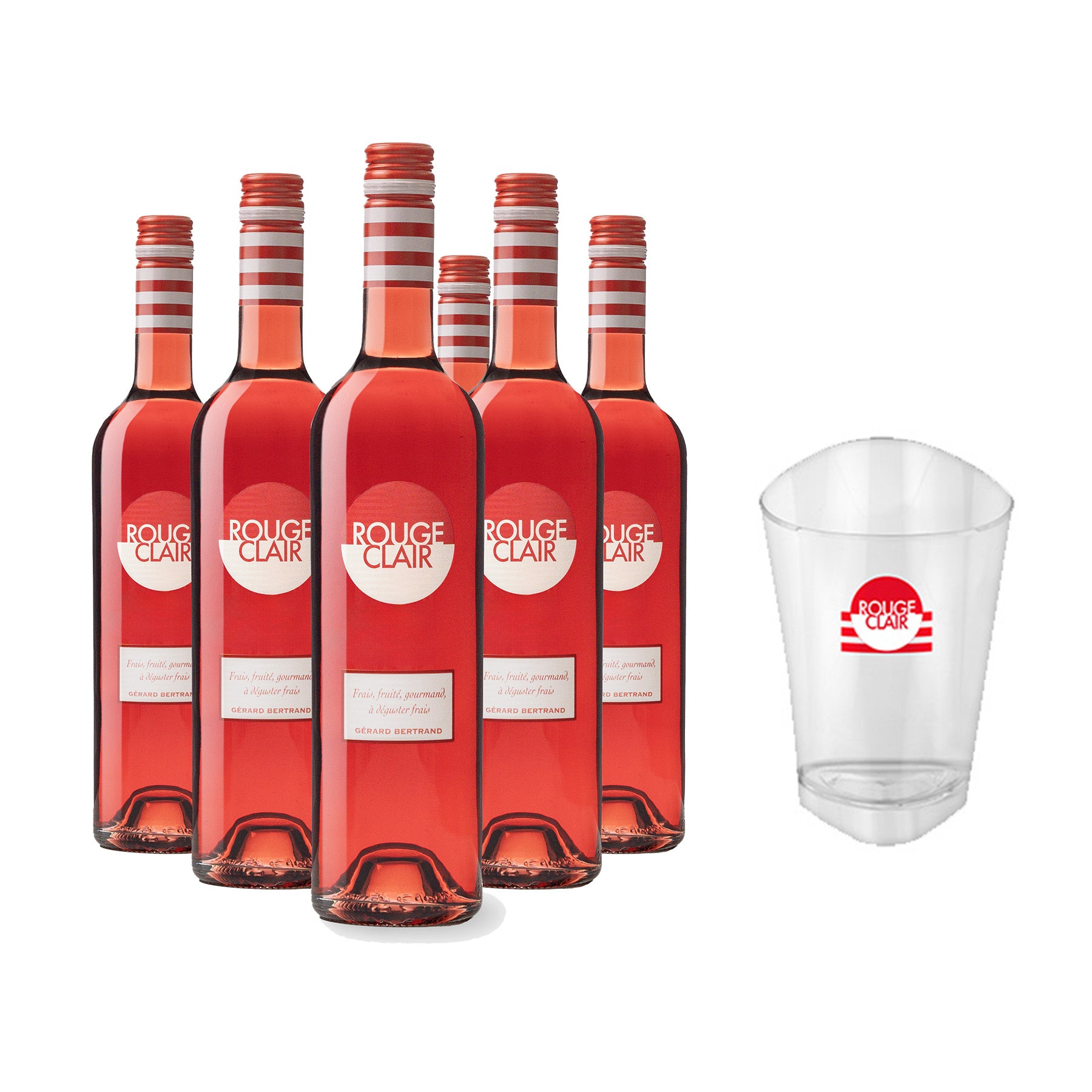 Rouge Clair Offre Spéciale 12 Bouteilles 75cl et Seau Offert