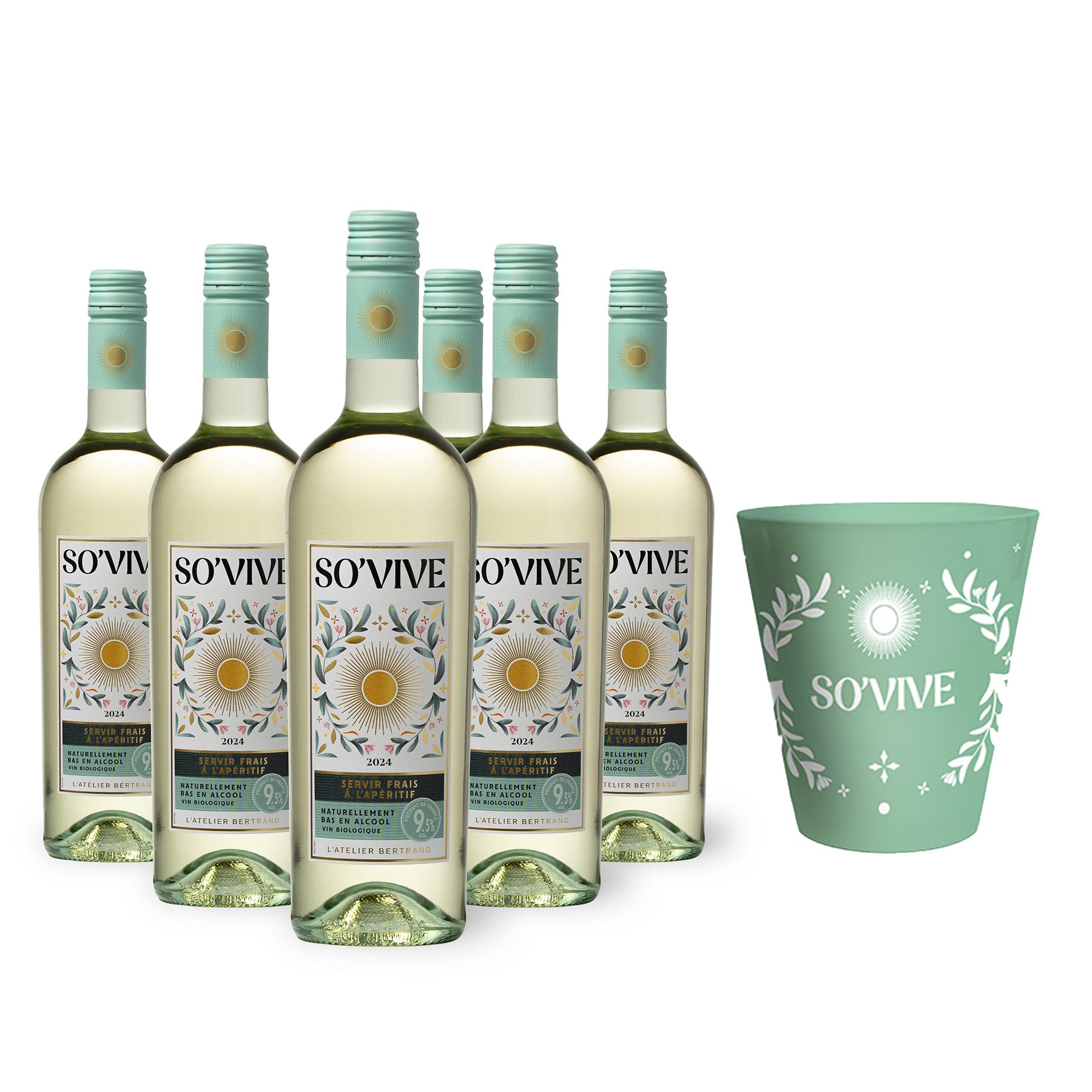 So'Vive Offre Spéciale 12 Bouteilles 75cl et Seau Offert