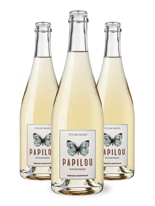 Papilou Bio Natur Schaumwein 2023 3er-Pack Flaschen 75cl
