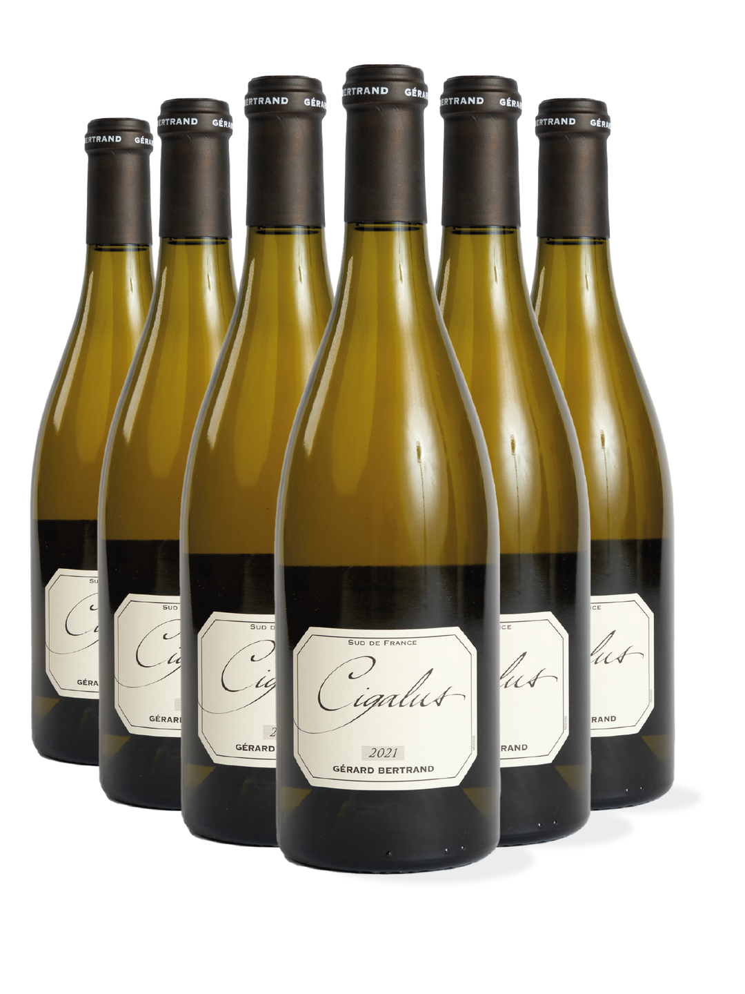 Cigalus Blanc 2022 - Caisse Bois 6 bouteilles