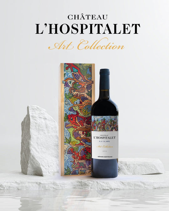 CHÂTEAU L’HOSPITALET ART COLLECTION 2020 -  « LE VIN DE NOS PAYSAGES » ROBERT COMBAS