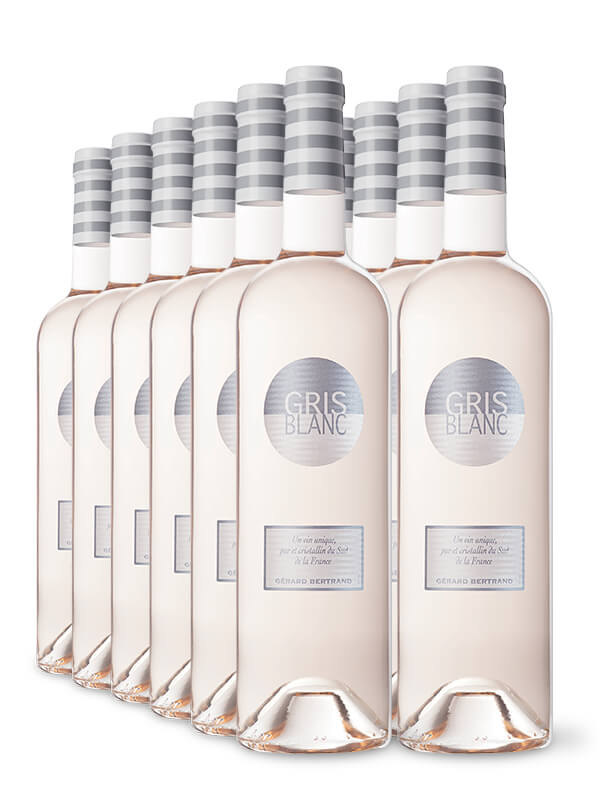 Gris Blanc roséwein mit Kork 2024 75cl