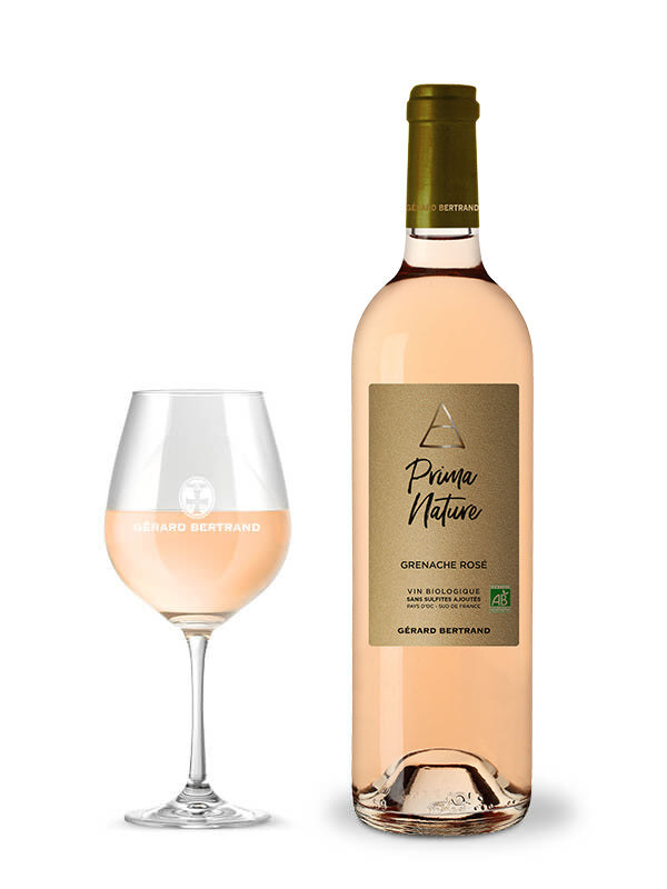 Prima Nature Grenache rosé 2020 Gérard Bertrand vin bio vegan sans sulfites