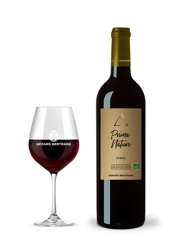 Prima Nature Syrah vin rouge 2020 Gérard Bertrand Bio Vegan Sans Sulfites
